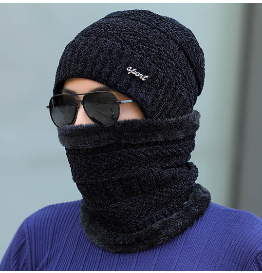 HA-M-318 set เซตหมวกผ้าพันคอกันหนาว