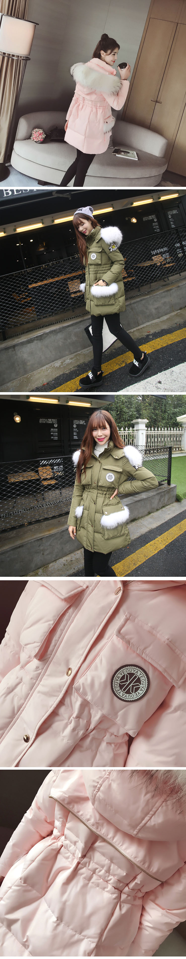 Poly 4005-1900 green เสื้อโค๊ทกันหนาว