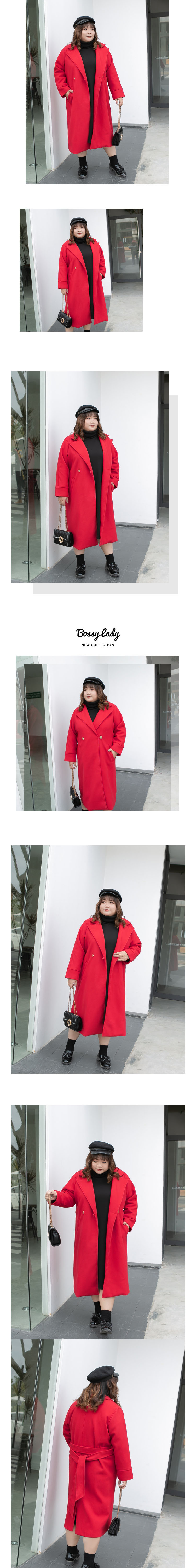 BJC-1644 เสื้อโค้ทคนอ้วนกันหนาว