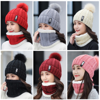 HA-317 เซตหมวกผ้าพันคอกันหนาว