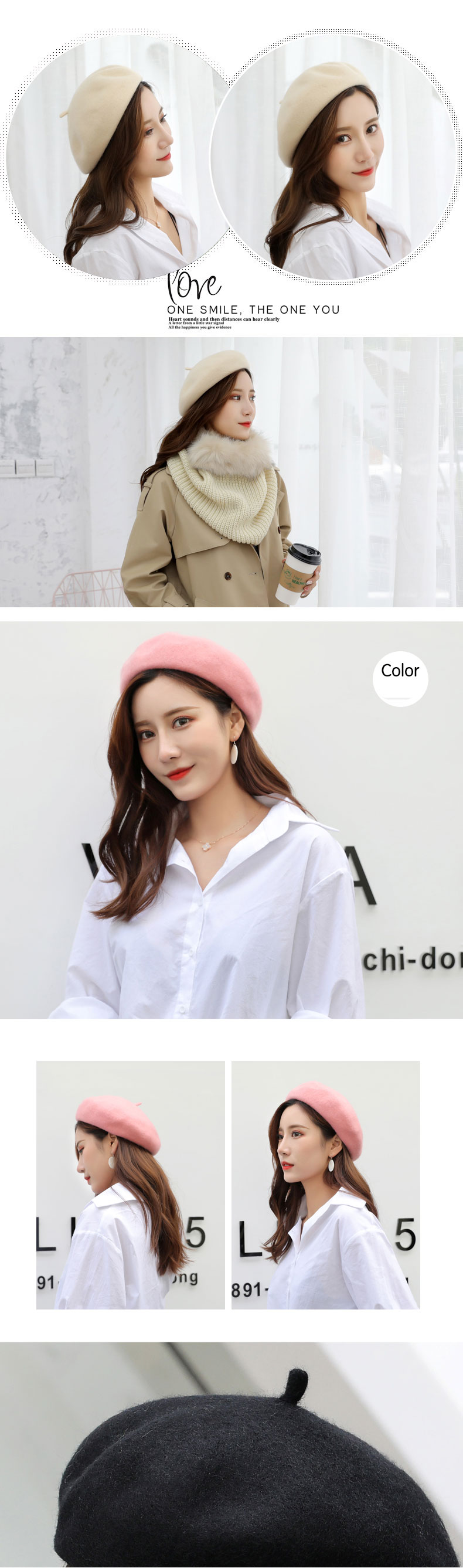 HA-566 หมวกกันหนาวทรงเบเร่