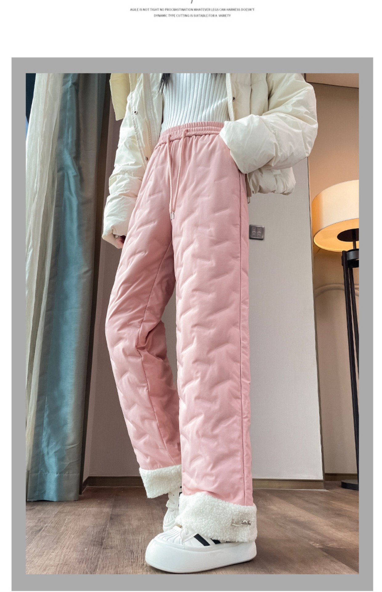 กางเกงขนเป็ดกันหนาวกันหิมะผู้หญิง